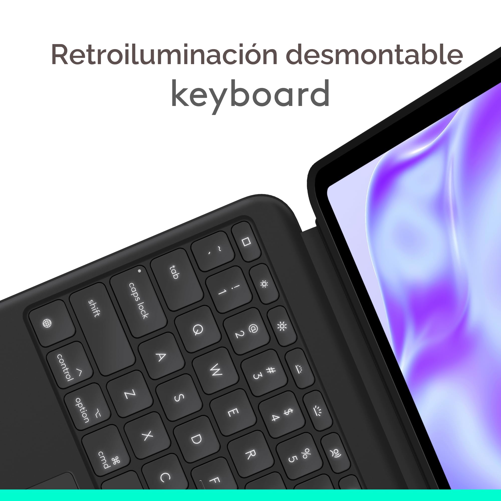 Amazon.com: Logitech Combo Touch - Funda con teclado para iPad Pro